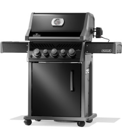 BARBACOA DE GAS ROGUE 425, con quemador lateral y trasero, negra