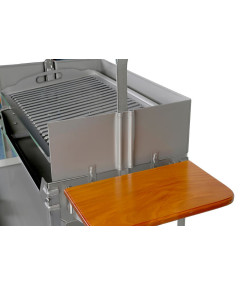 BALUJA JUEGO DE MESAS BARBACOA MADERA DE IROKO