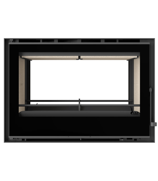INSERTABLE LEÑA DOBLE CARA CRISTAL 78