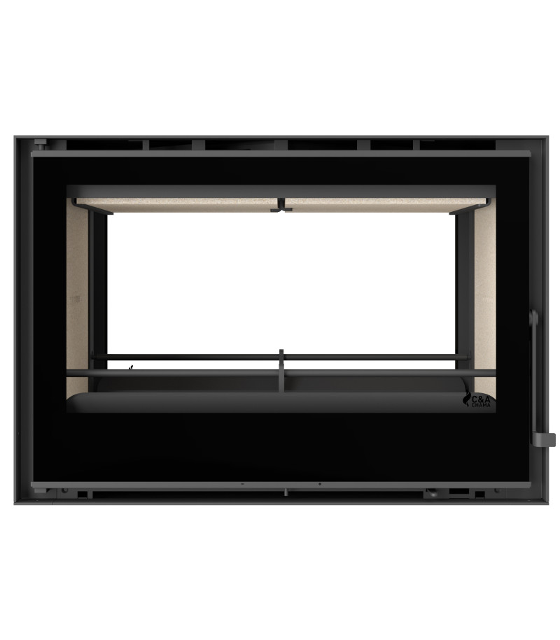 INSERTABLE LEÑA DOBLE CARA CRISTAL 78