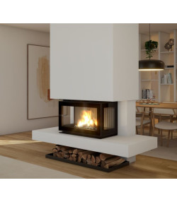 INSERTABLE DE LEÑA TRIFACIAL 80