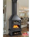 CHIMENEA METALICA CON HORNO EBRO