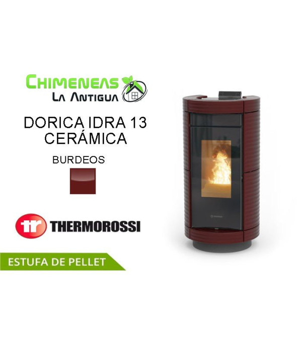 ESTUFA DE PELLET DORICA IDRA 13 CERÁMICA