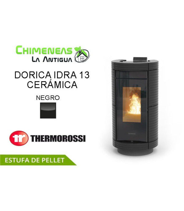 ESTUFA DE PELLET DORICA IDRA 13 CERÁMICA