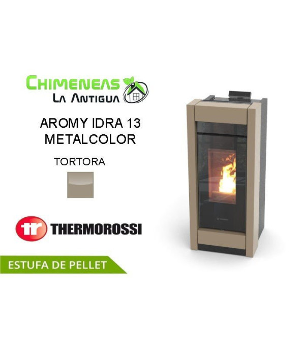 ESTUFA DE PELLET AROMY IDRA 13 METALCOLOR