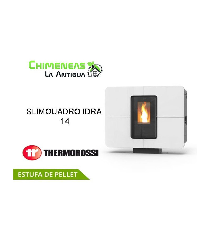 ESTUFA DE PELLET SLIMQUADRO IDRA 14