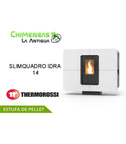 ESTUFA DE PELLET SLIMQUADRO IDRA 14