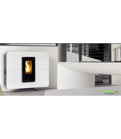 ESTUFA DE PELLET SLIMQUADRO IDRA 14