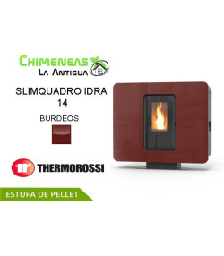 ESTUFA DE PELLET SLIMQUADRO IDRA 14