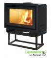 CHIMENEA DE LEÑA SCREEN EVO 80/2