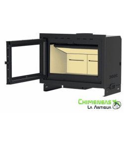 CHIMENEA DE LEÑA SCREEN EVO 80/2