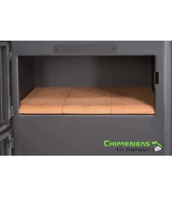 ESTUFA FRONTAL CON HORNO TUDELA