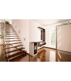 ESTUFA DE PELLET 7KW MODELO FLORA