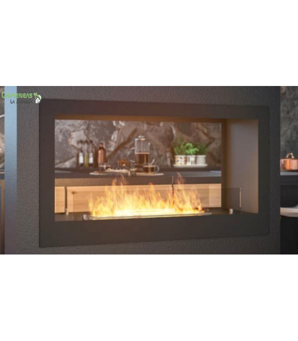 CHIMENEA BIOETANOL 2SIDE 900 TÚNEL