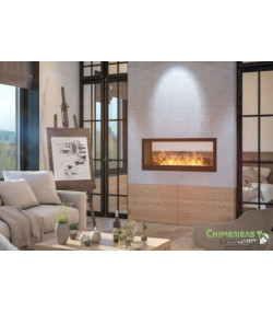 CHIMENEA BIOETANOL 2SIDE 1200 TÚNEL