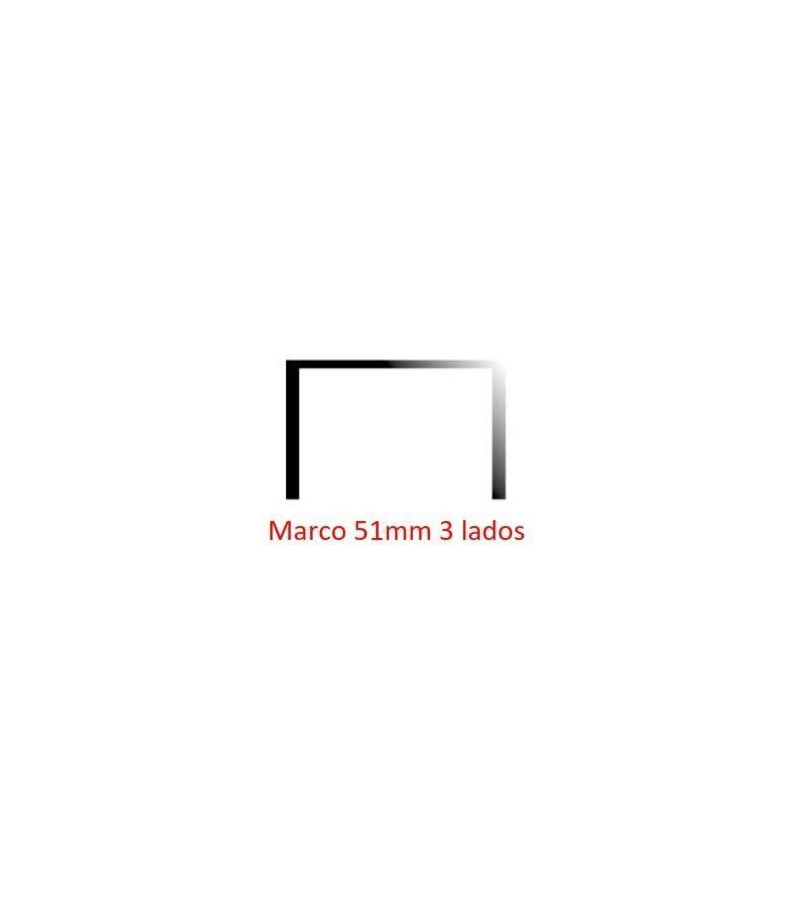 MARCO 51MM 3 LADOS PARA MODELO CRISTAL 69