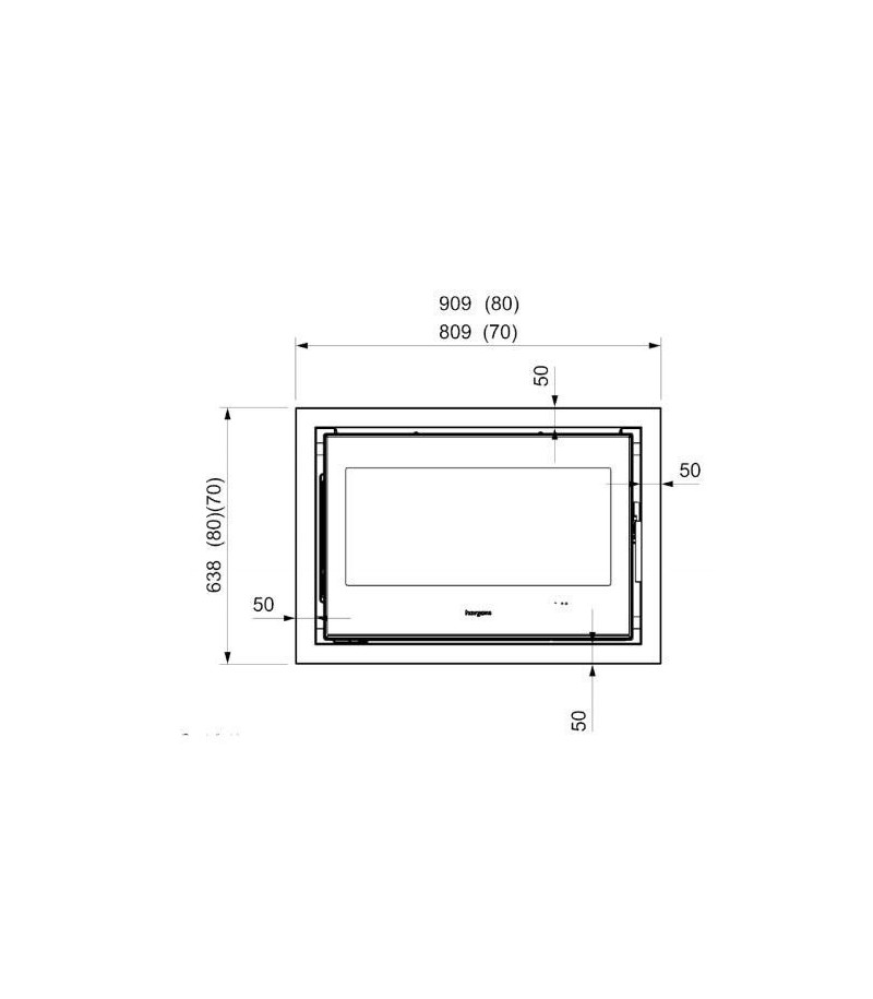 MARCO 4 LADOS PARA INSERTABLEs C-16/80 HF