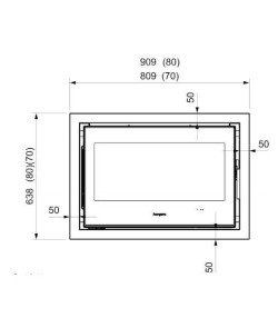 MARCO 4 LADOS PARA INSERTABLEs C-16/80 HF