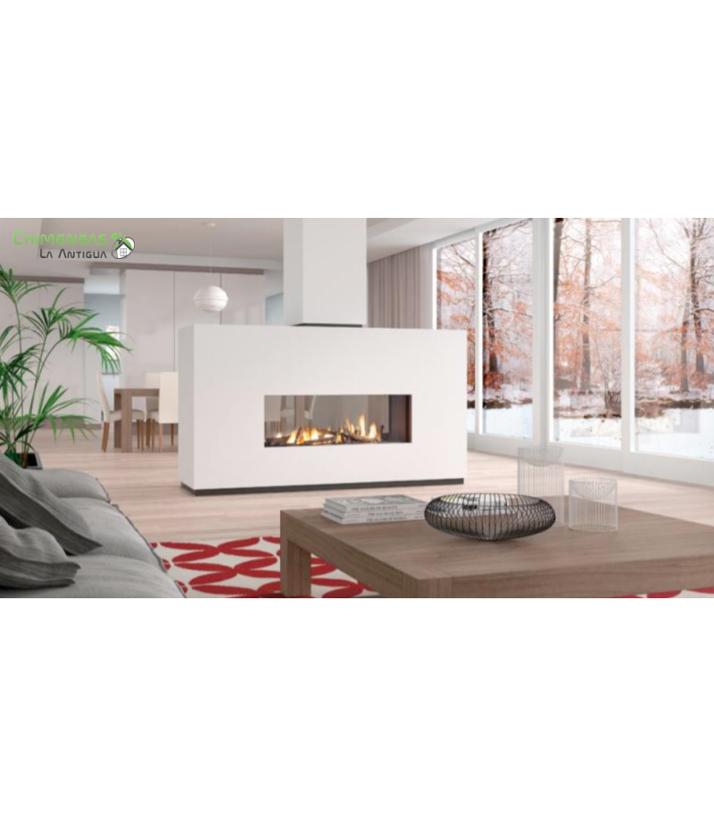 CHIMENEA DE GAS MG 120/38 T DOS CARAS