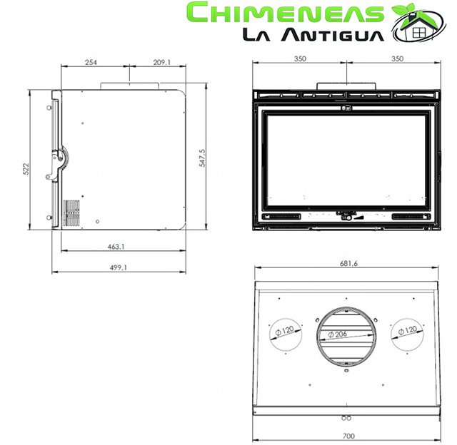 Medidas insertable in 700